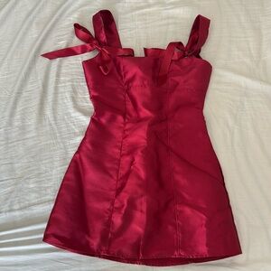 Dolls Kill Red Bow Dress